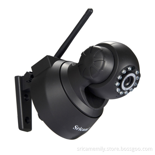 Sricam SP012 Hot Sale Color CMOS Sensor HD 720P Pan Tilt Wireless Wifi CCTV Camera with SD Card Slot
